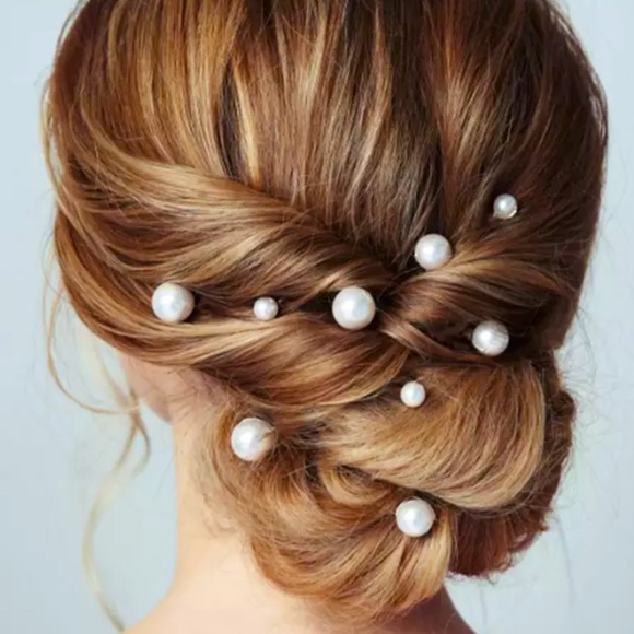 Wedding Pearl Hairpins - Picture 1 of 6